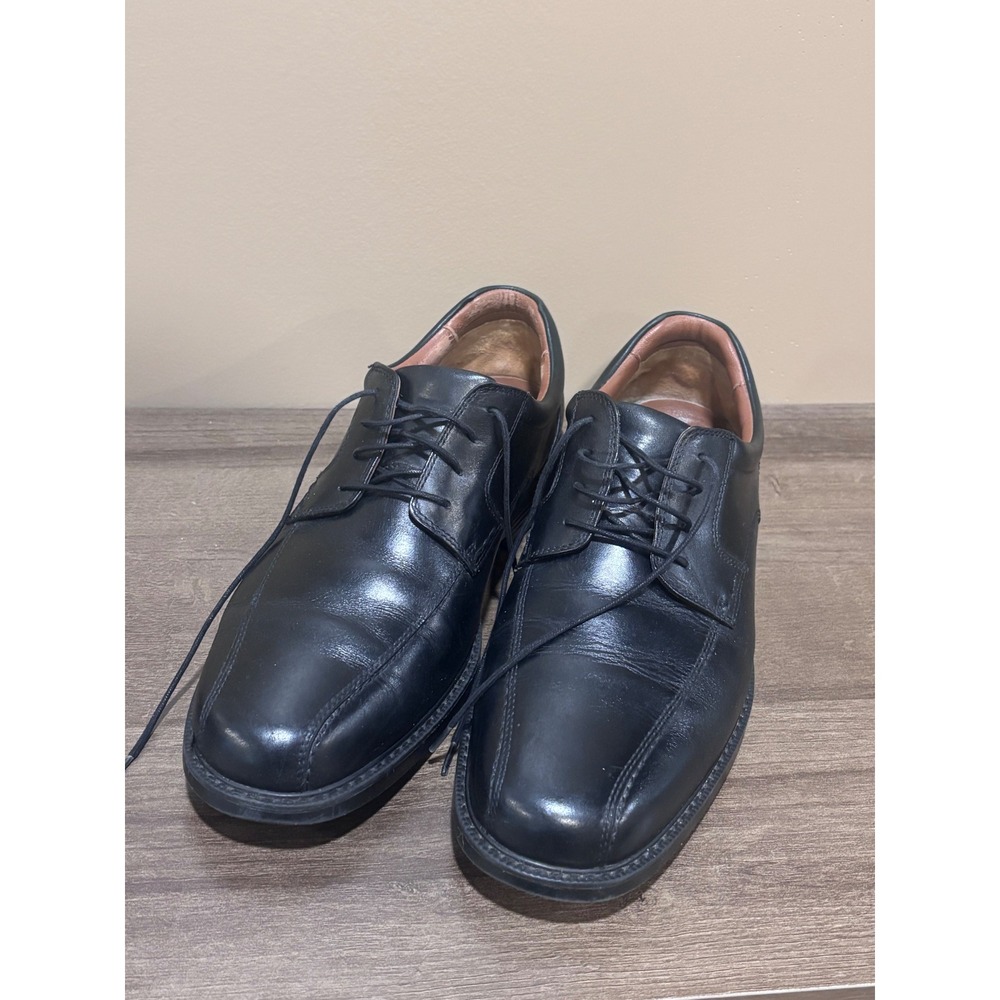 Johnston & Murphy XC4 Waterproof Mens Size 10XW Black Leather Bicycle Toe Shoe